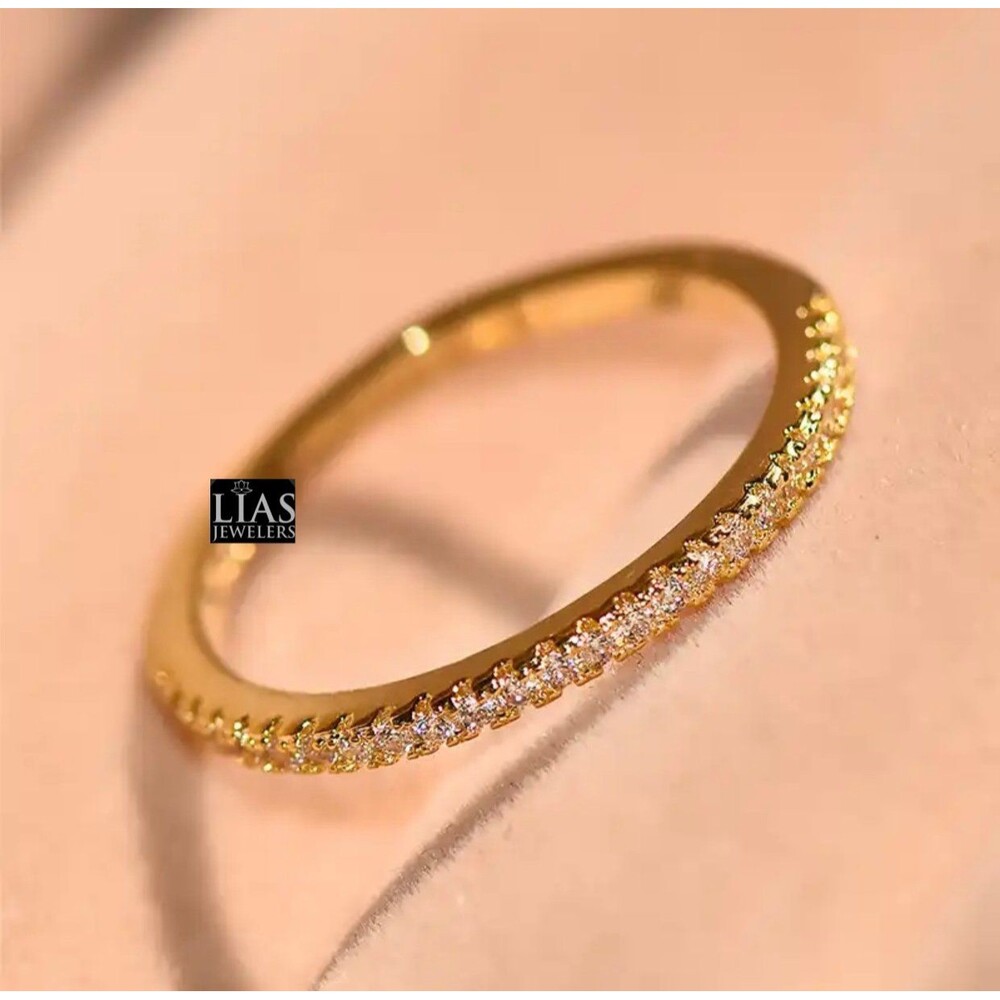 New 18k yellow gold wedding ring - Picture 2 of 2